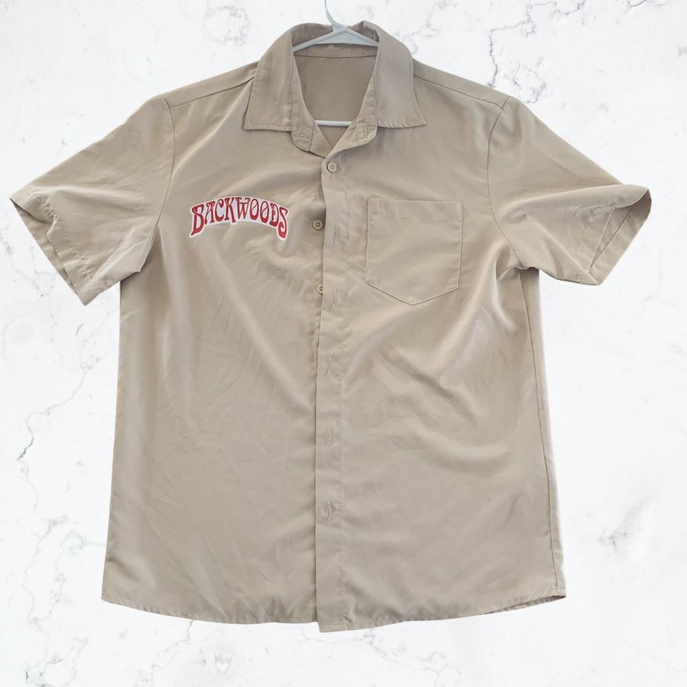 BACKWOODS Thin Polo Shirt Size Small